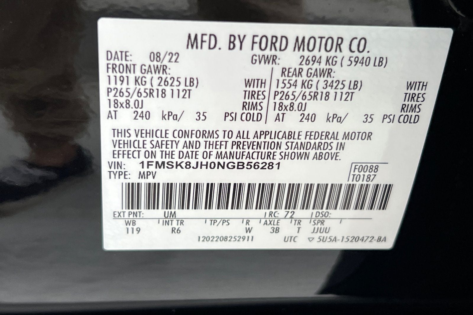 2022 Ford Explorer Timberline