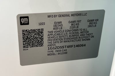 2024 Chevrolet Malibu LT 1LT