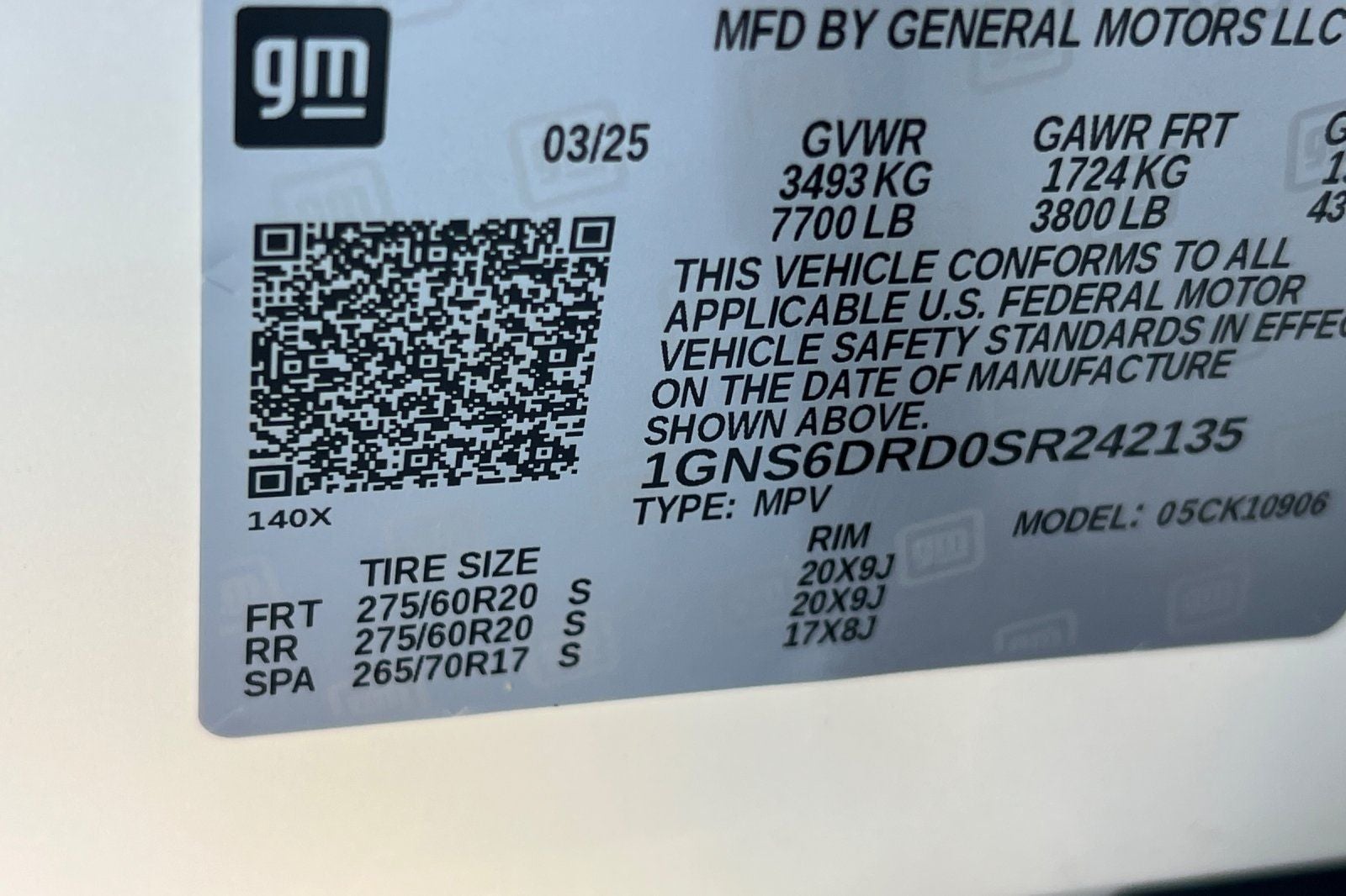 2025 Chevrolet Suburban Z71