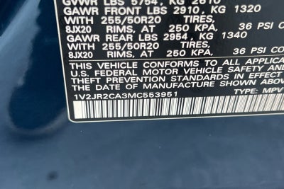 2021 Volkswagen Atlas 3.6L V6 SE w/Technology