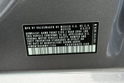 2022 Volkswagen Jetta 1.5T SE