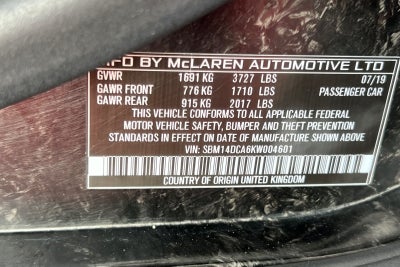 2019 McLaren 720S Performance