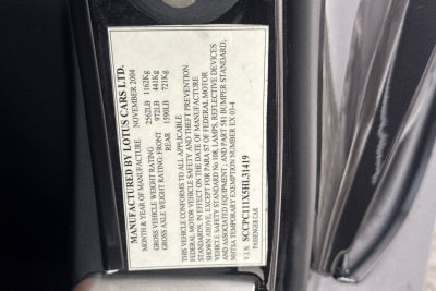 2005 Lotus Elise 1.8L