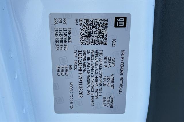 2023 Chevrolet Express Cargo RWD 3500 Extended Wheelbase WT