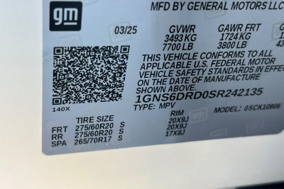 2025 Chevrolet Suburban 4WD Z71