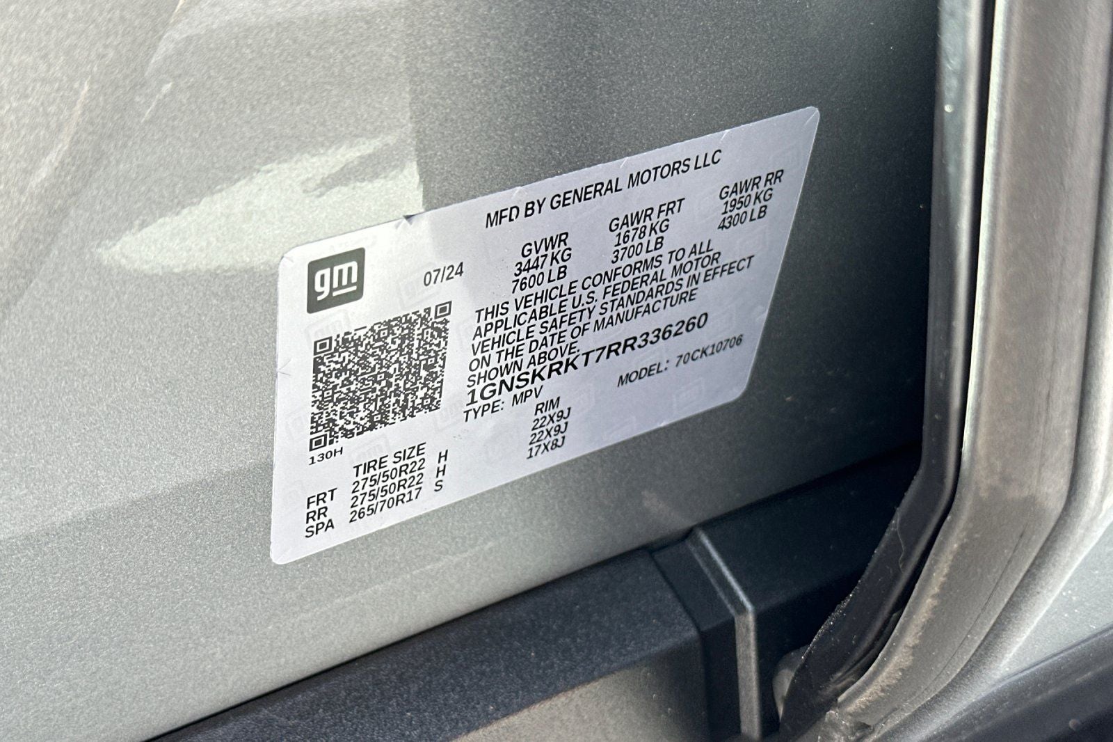 2024 Chevrolet Tahoe 4WD RST