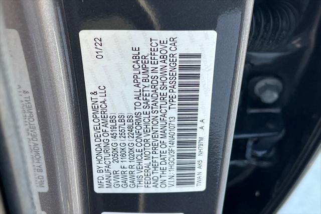 2022 Honda Accord Hybrid Base