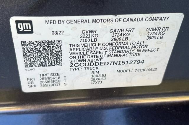 2022 Chevrolet Silverado 1500 4WD Crew Cab Standard Bed LT