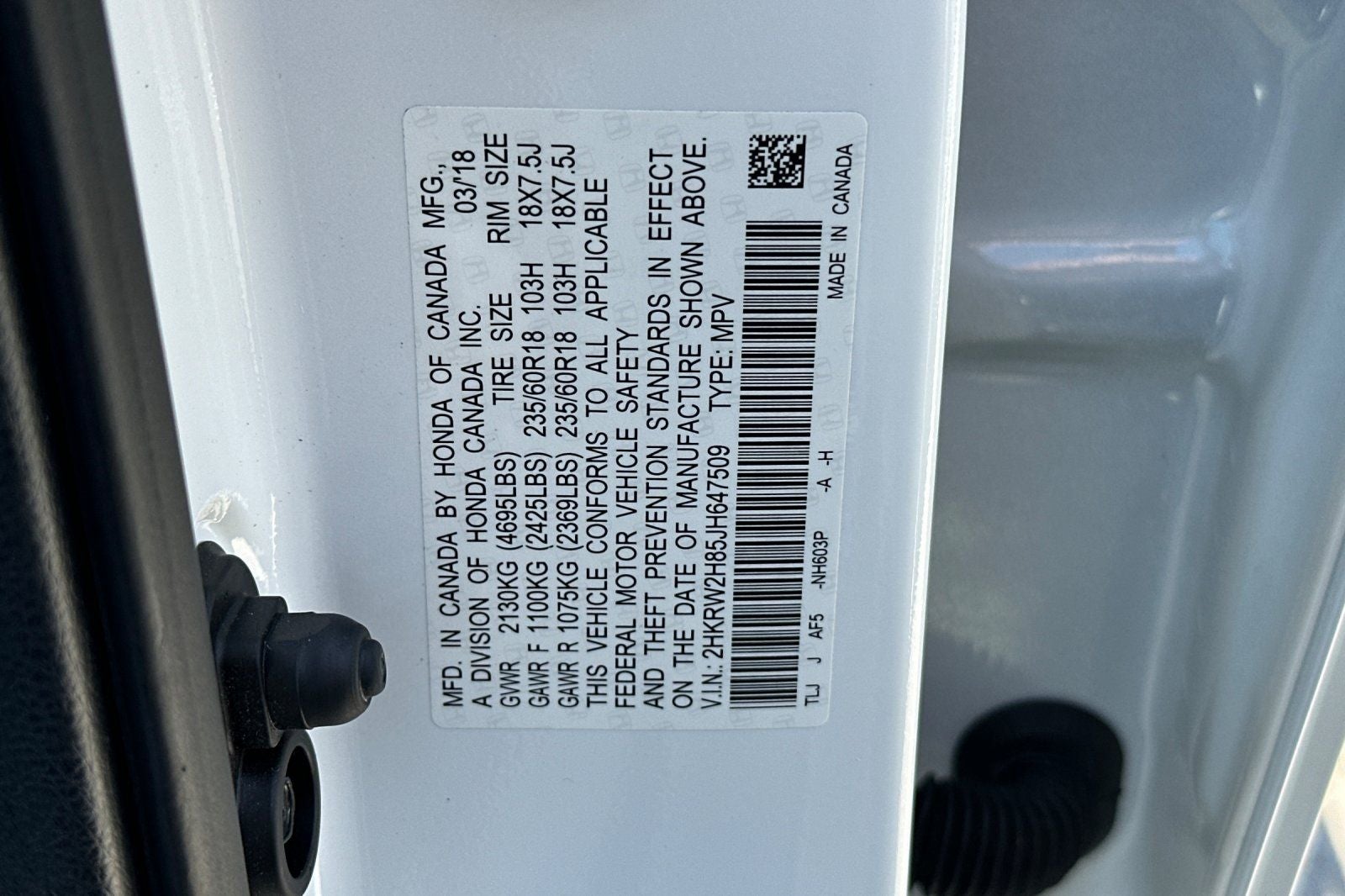 2018 Honda CR-V EX-L