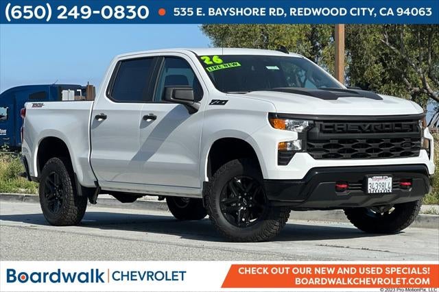 2026 Chevrolet Silverado 1500 4WD Crew Cab Short Bed Custom Trail Boss