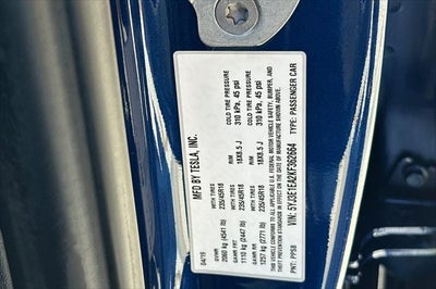 2019 Tesla Model 3 Standard Range Plus