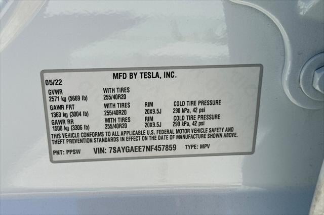 2022 Tesla Model Y Long Range Dual Motor All-Wheel Drive