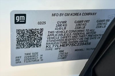 2025 Chevrolet Trax FWD LT