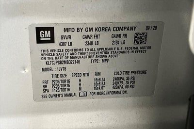 2021 Chevrolet Trax AWD LT