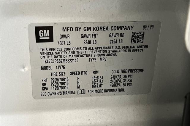 2021 Chevrolet Trax AWD LT