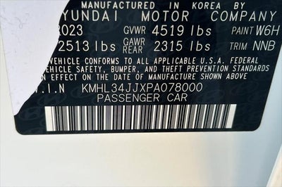 2023 Hyundai Sonata Hybrid SEL