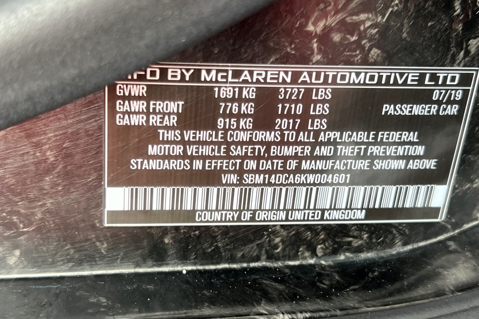 2019 McLaren 720S Base