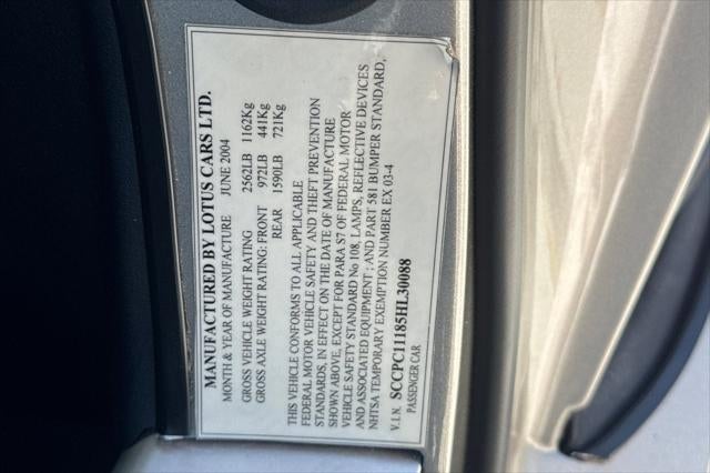 2005 Lotus Elise Base