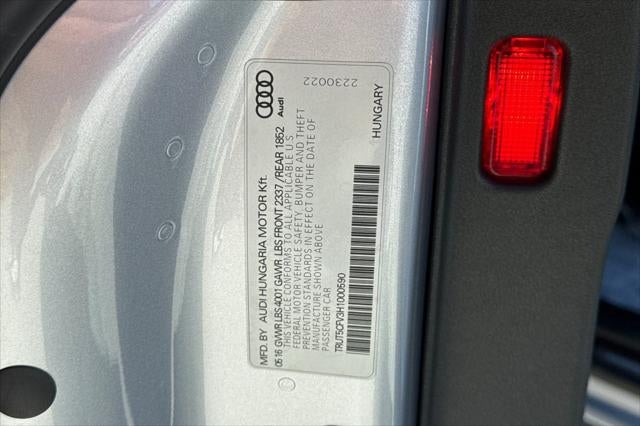 2017 Audi TT Roadster 2.0T (S tronic) (No Longer Available For Ordering)