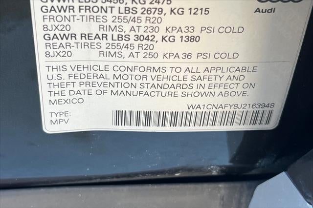 2018 Audi Q5 2.0T Tech Premium