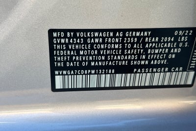 2023 Volkswagen Golf GTI 2.0T S