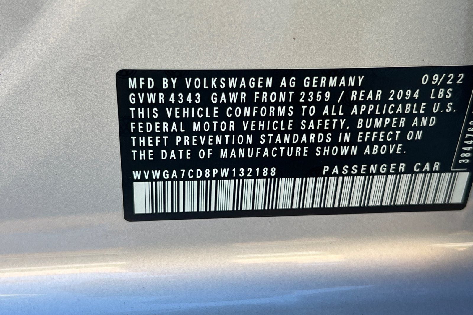 2023 Volkswagen Golf GTI 2.0T S