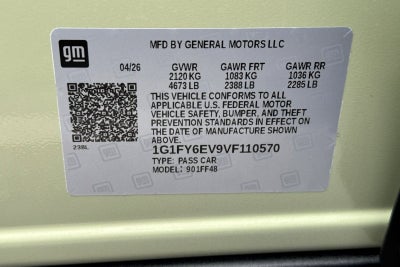 2027 Chevrolet Bolt LT