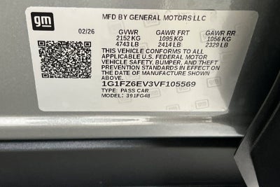 2027 Chevrolet Bolt RS