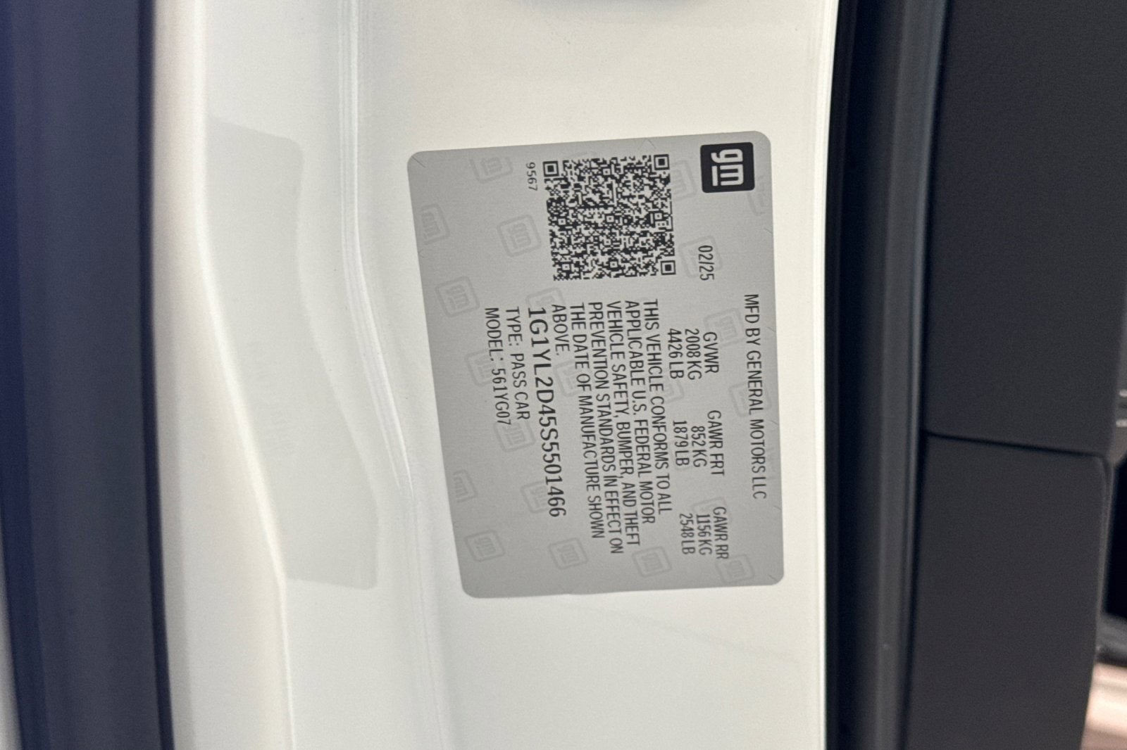 2025 Chevrolet Corvette E-Ray 2LZ