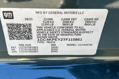 2026 Chevrolet Silverado 2500 HD LTZ