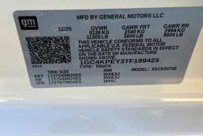 2026 Chevrolet Silverado 2500 HD LTZ