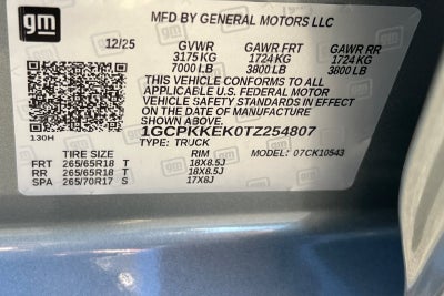 2026 Chevrolet Silverado 1500 LT (2FL)