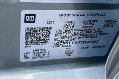 2026 Chevrolet Silverado 1500 RST