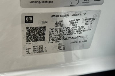 2026 Chevrolet Traverse LT