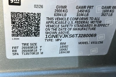 2026 Chevrolet Traverse Z71