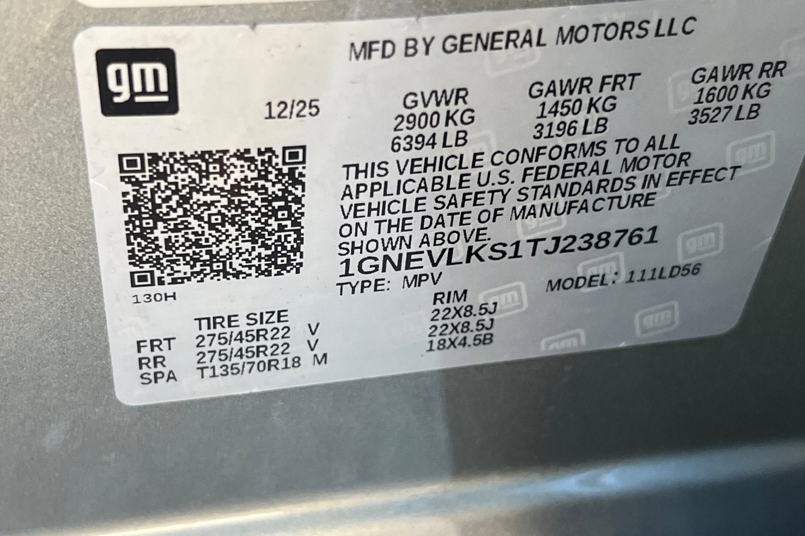 2026 Chevrolet Traverse RS