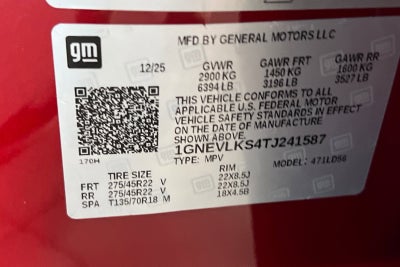 2026 Chevrolet Traverse RS