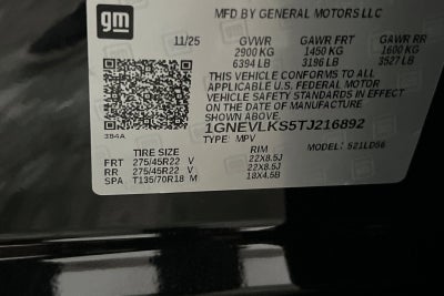 2026 Chevrolet Traverse RS