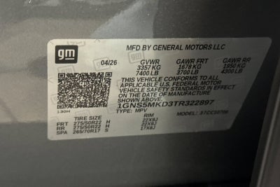 2026 Chevrolet Tahoe LS