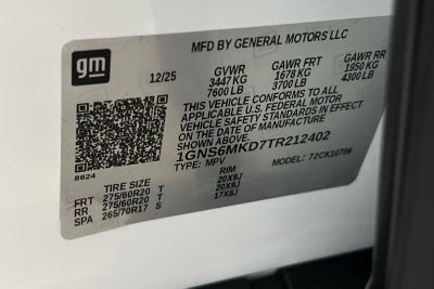 2026 Chevrolet Tahoe LS