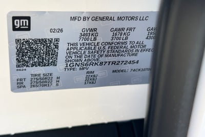 2026 Chevrolet Tahoe RST