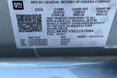 2025 Chevrolet Silverado 2500 HD High Country