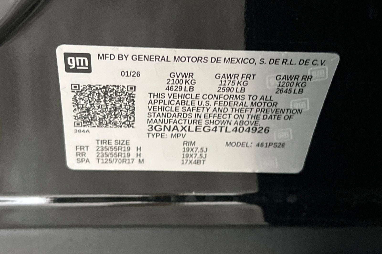 2026 Chevrolet Equinox RS