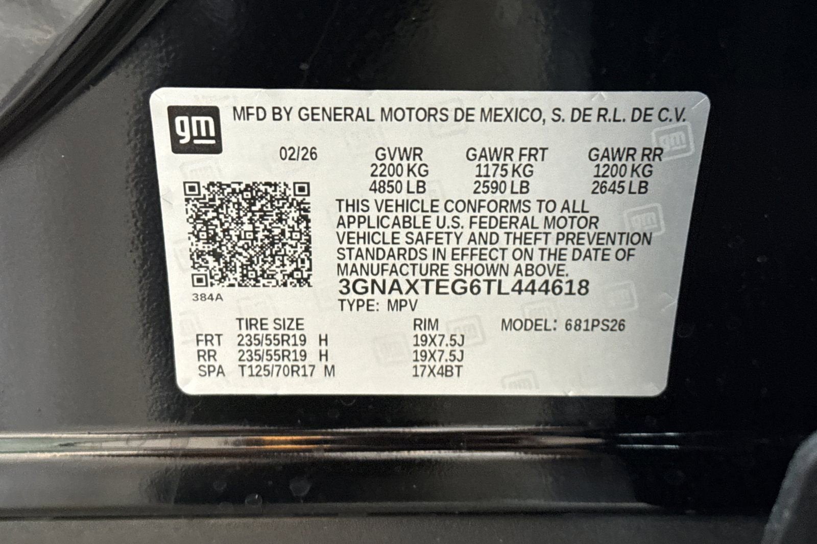 2026 Chevrolet Equinox RS