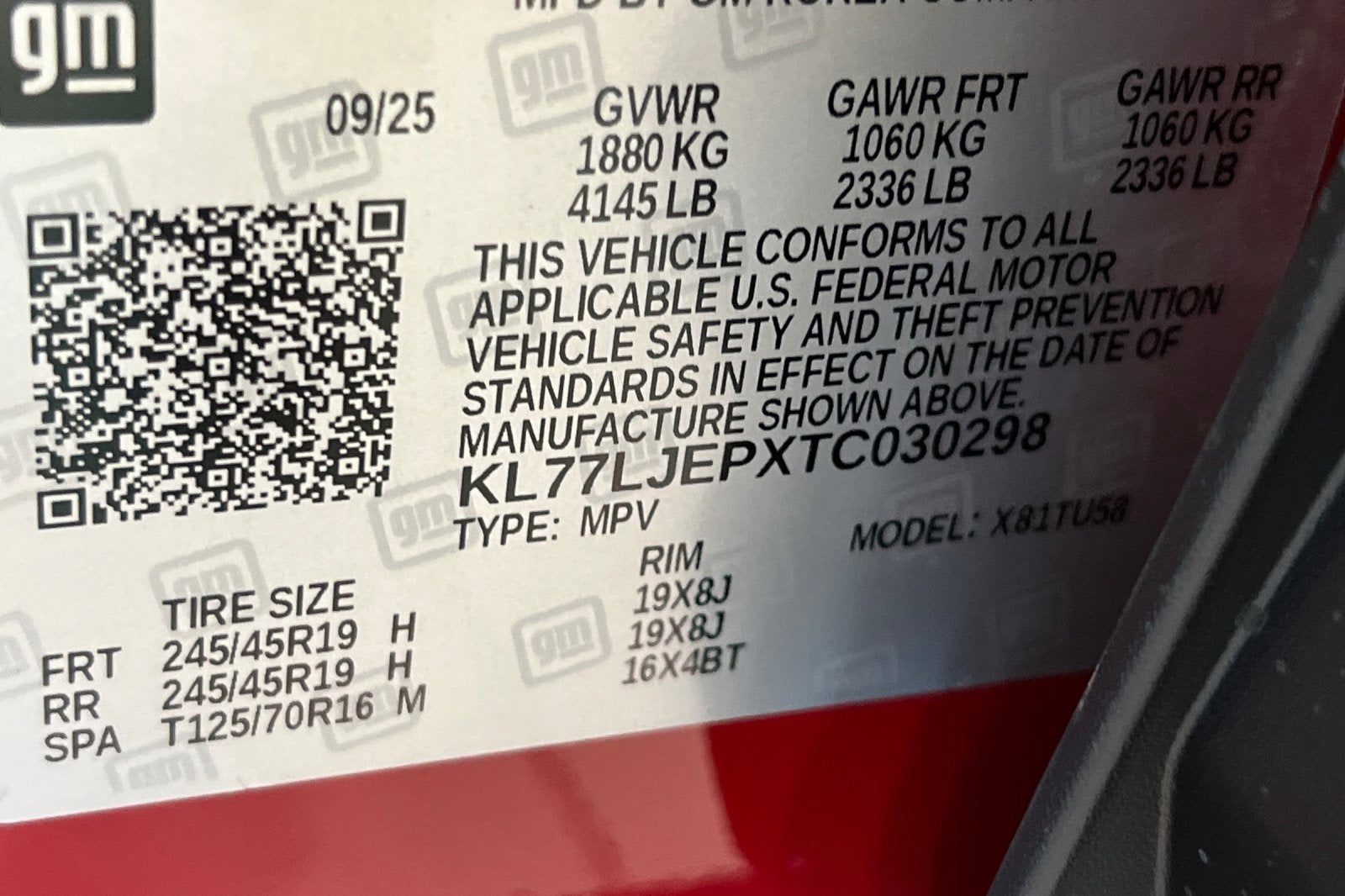 2026 Chevrolet Trax 2RS